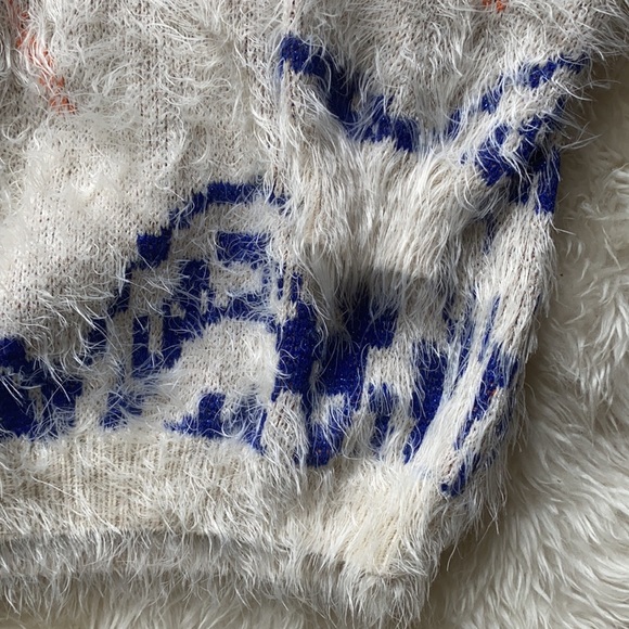 La Fee Verte Feathered Rose Anthropologie Sweater - Picture 6 of 7